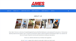 Desktop Screenshot of ameshomeservices.com